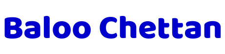 Baloo Chettan font